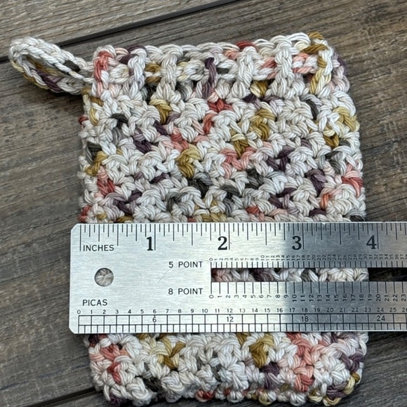Crochet Bar Soap Saver Cotton Handcrafted Exfoliating Drawstring Pouch Bag - Picture 8 of 11